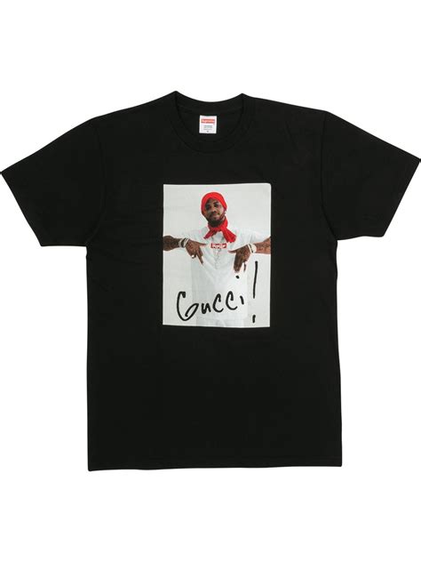 supreme gucci collab tee|supreme gucci mane graphic print.